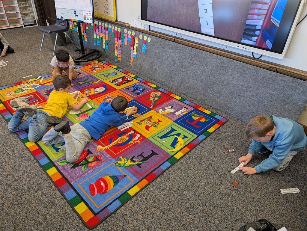 Bickel Students making their own measuring tapes