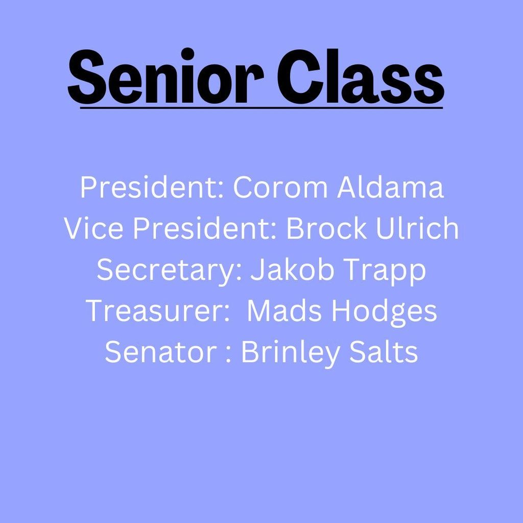 Senior  Class Winners