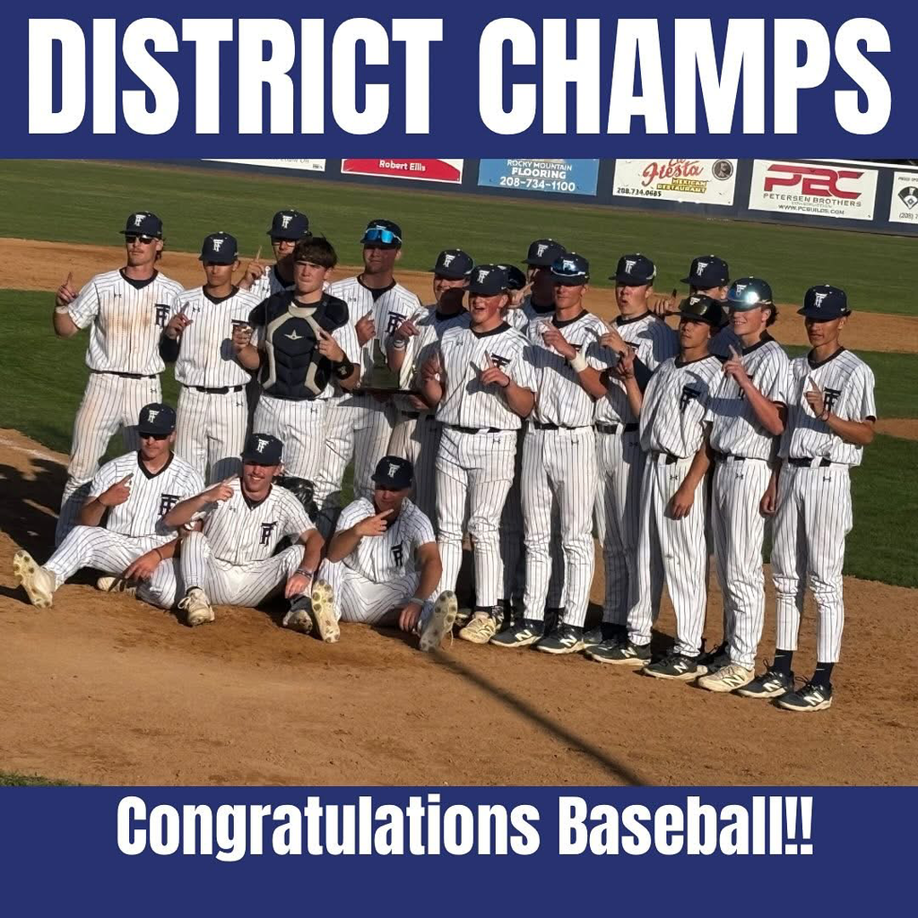 ⚾️🏆 District Champs! Congratulations to the TFHS Baseball Team for bringing home the District Championship title! Your hard work, determination, and team spirit have paid off. Best of luck at State—we're cheering you on all the way! 💙💪 #TFHSBaseball #DistrictChamps #OnToState #TFHSPride #GoBruins