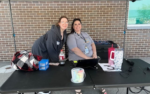 Staff at Rock Creek Elementary School's Field Day.