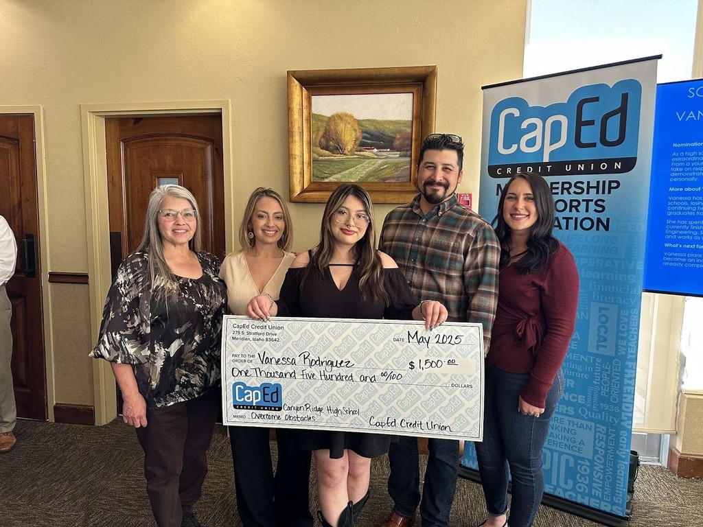 CRHS student awarded the CapEd Scholarship.