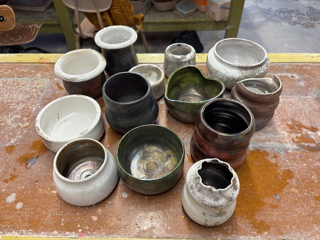 Pottery made by students