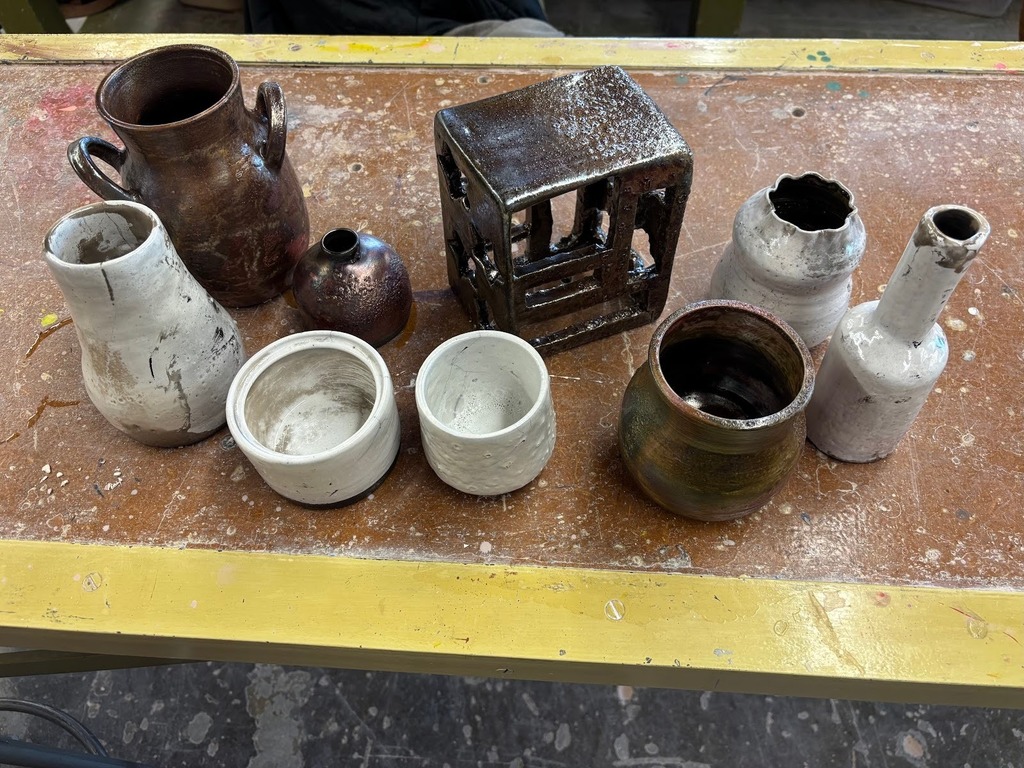 Pottery made by students
