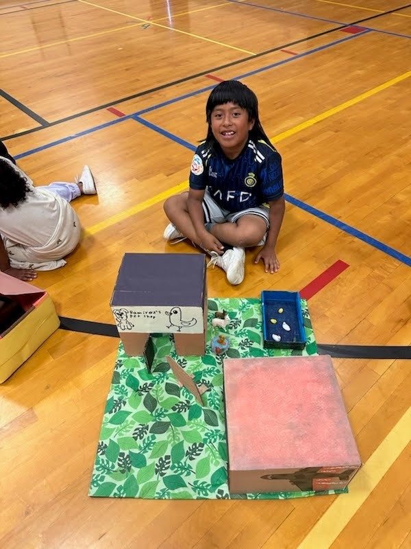Roxoboxen display at ORegon Trail