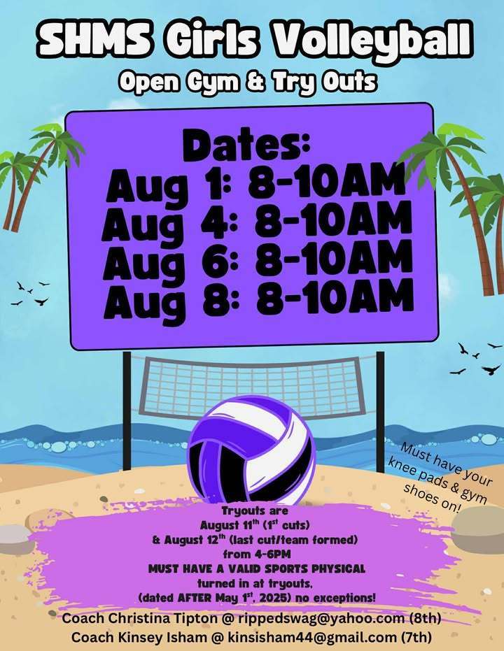 SHMS Girls Volleyball