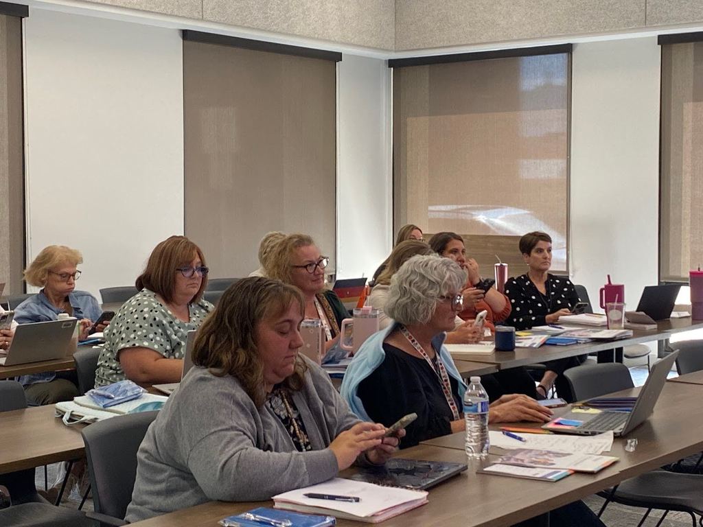 I-Ready Training with elementary principals and instructional Coaches
