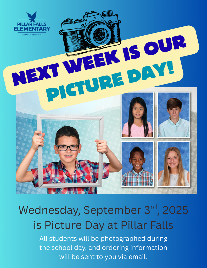 kids in photos and information about school picture day 