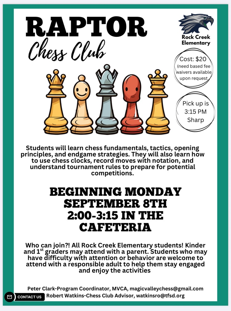Robert Watkins chess club advisor Watkins ro@tfsd.org