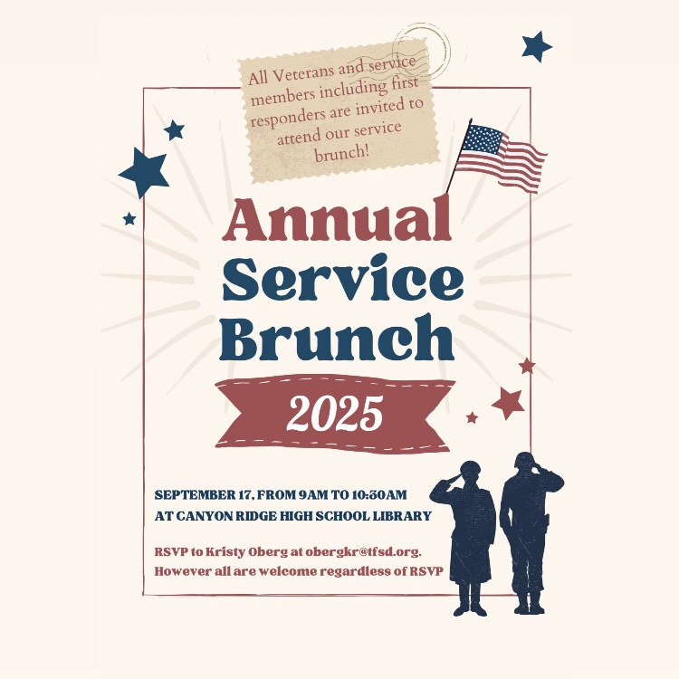 Invite for annual service brunch