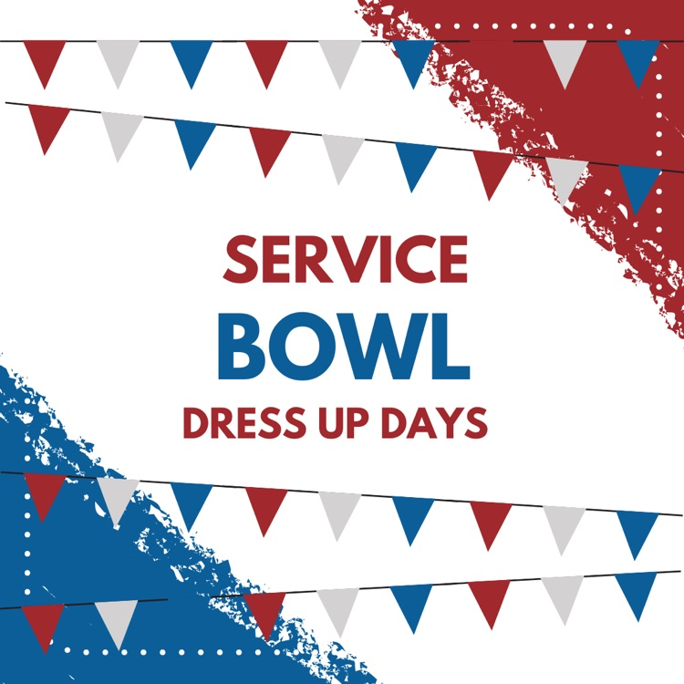 Service bowl week dress up days for THFS