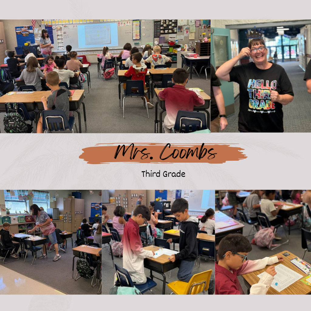 Mrs. Coombs' class learning a new game