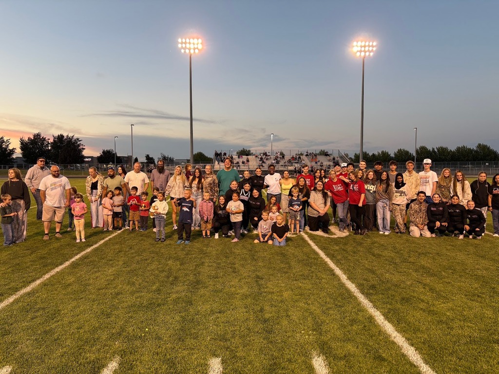 Meet me at the 50 yard line. with the class of 2026 meeting with the class of 2039 on the field at halftime.