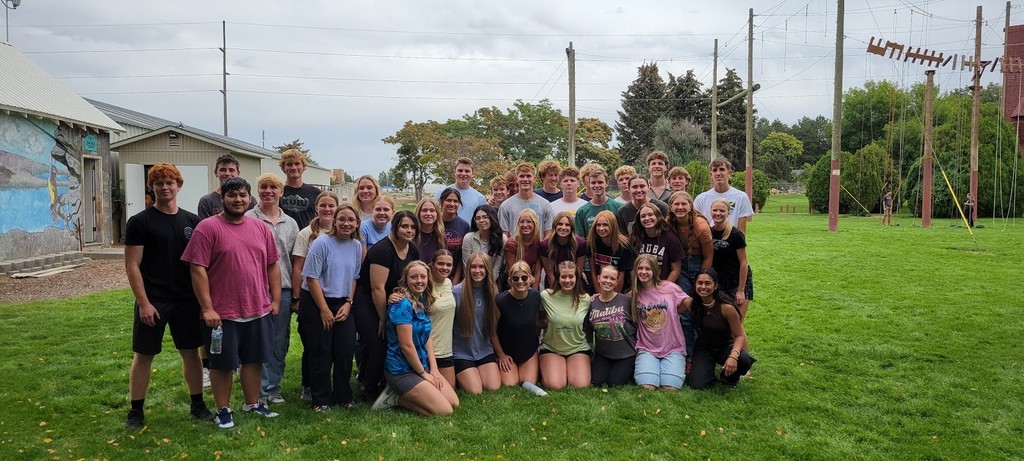 Magic Valley Leadership at the ropes course at CSI.