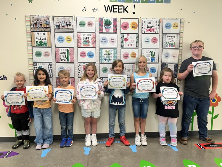 students of the week 