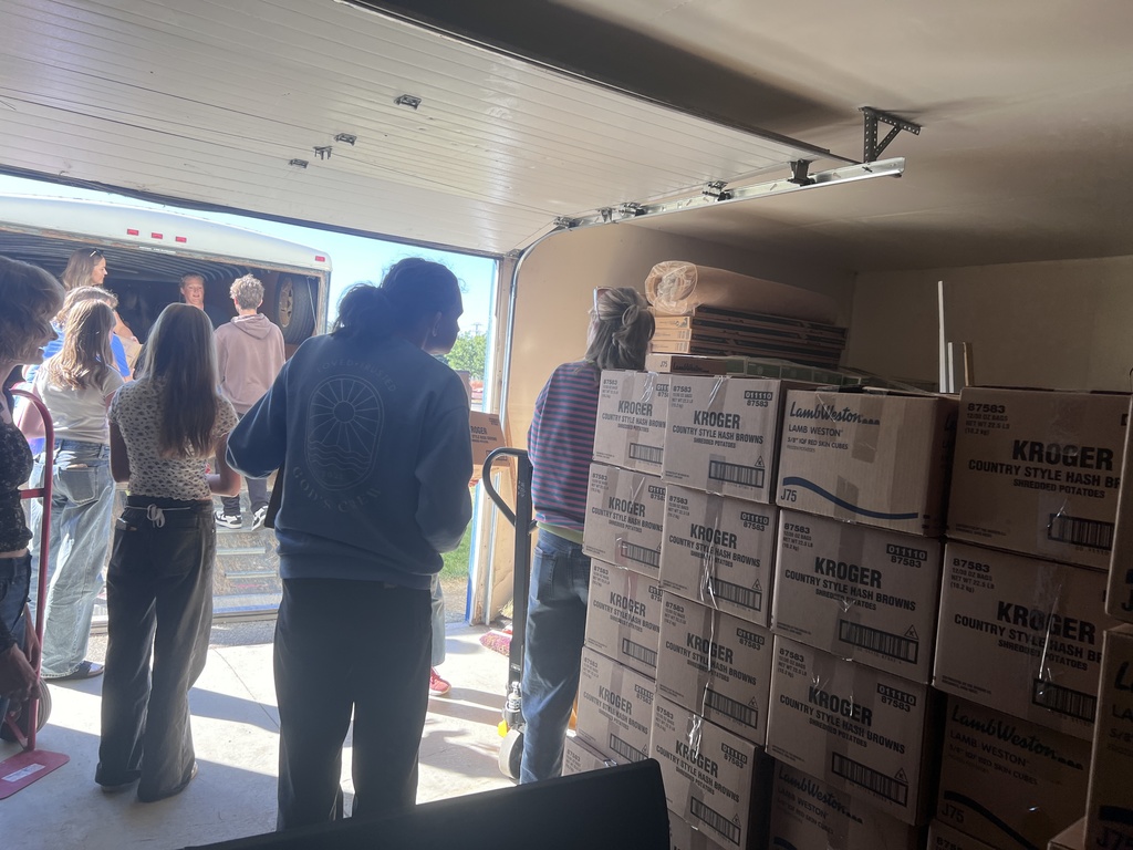 Just serve club weekend food packs to Harrison and Perrine.