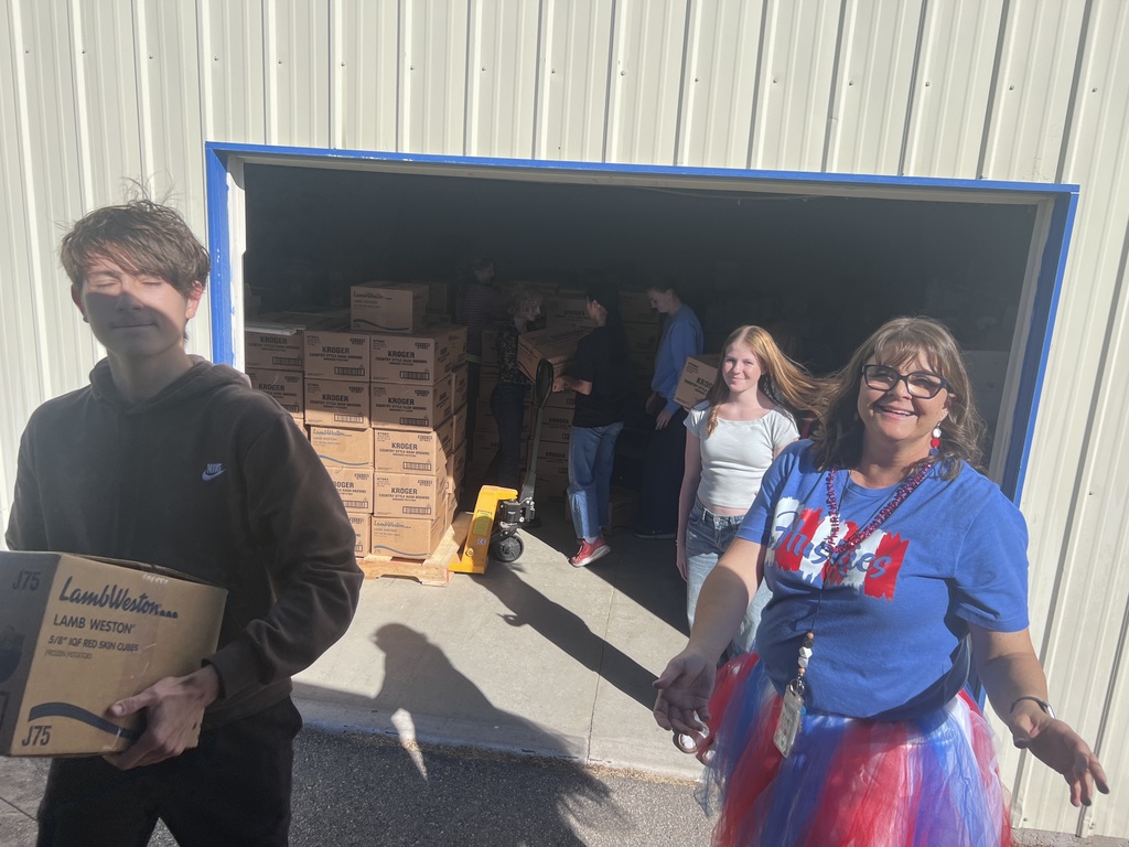 Just serve club weekend food packs to Harrison and Perrine.