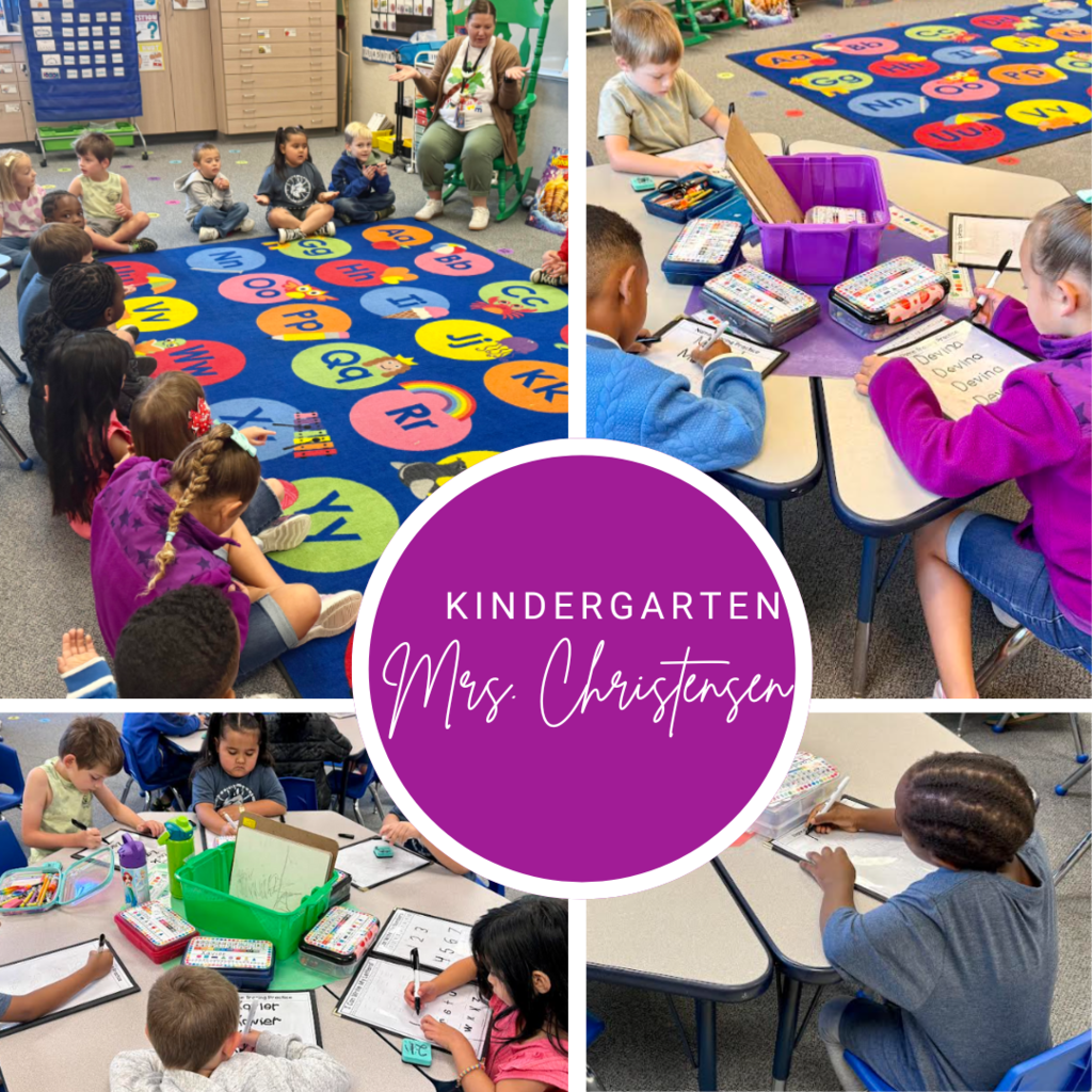 Kindergarten Classroom during morning meeting