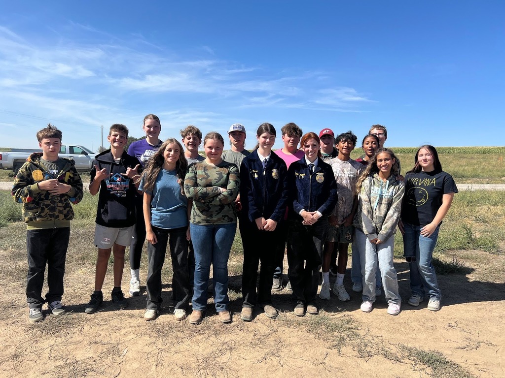 Intro to ag students collecting soil samples and won 4th place