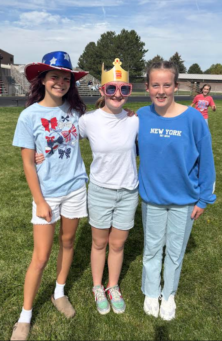 O'leary students dressed up in school spirit for the 6 Island Game