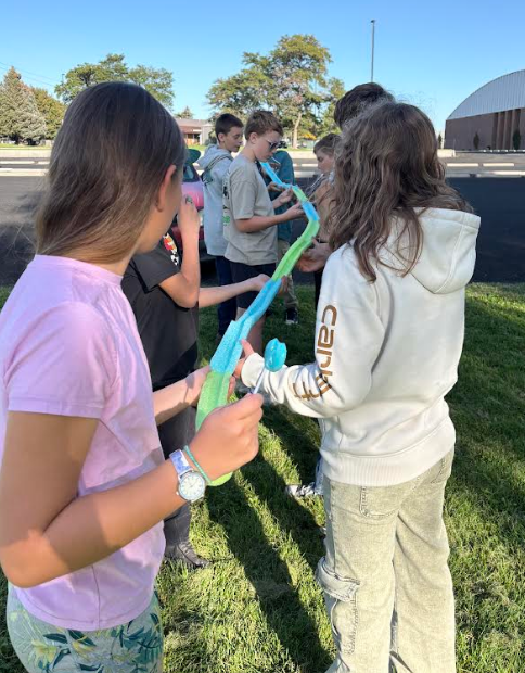 O'Leary robotics team exploring archaeologists at the Herrett Center