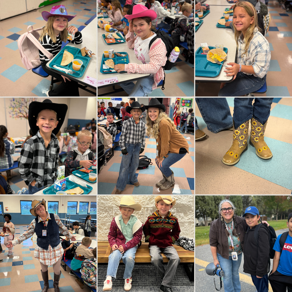 Western Day - students and staff members dressed up!