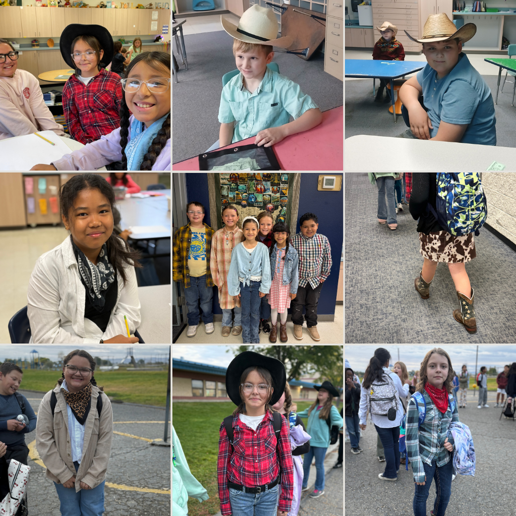 Western Day - students and staff members dressed up!