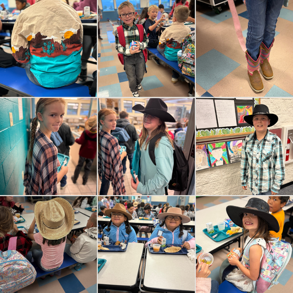 Western Day - students and staff members dressed up!