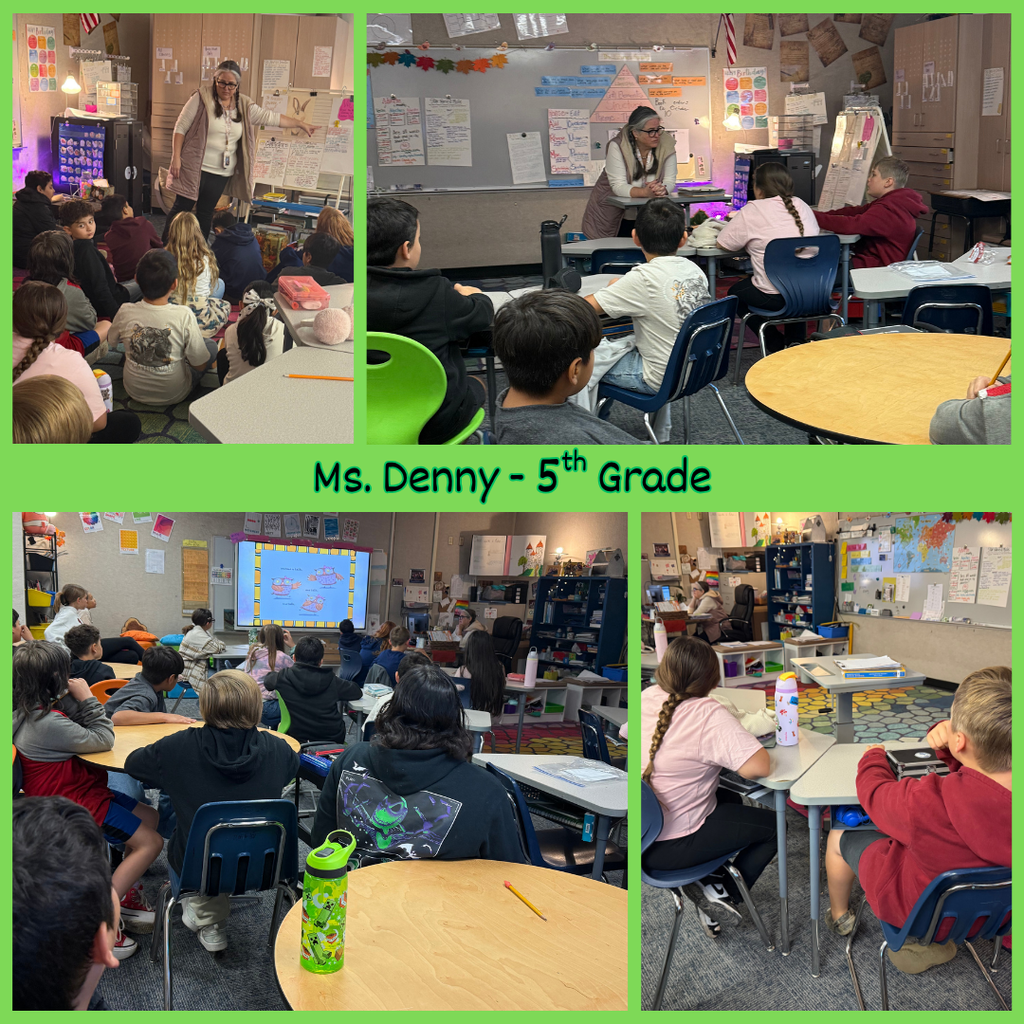 Teacher teaching 5th Grade