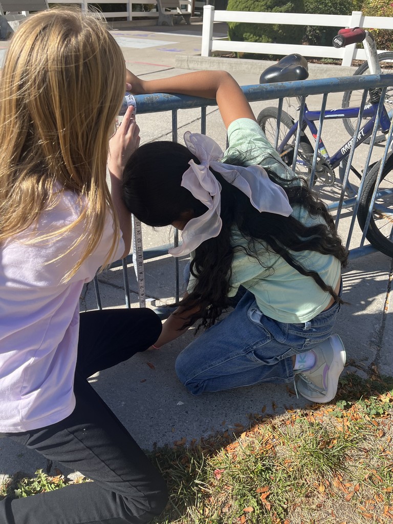 Measuring the bike rack