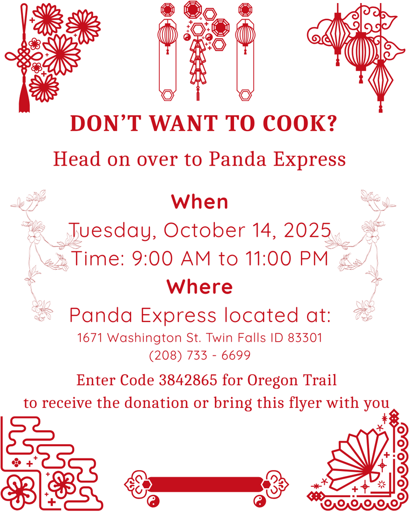 Panda Express Flyer