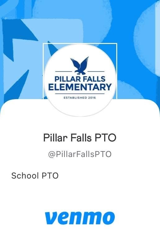 venmo @pillarFallsPto for donations for the walking trail 