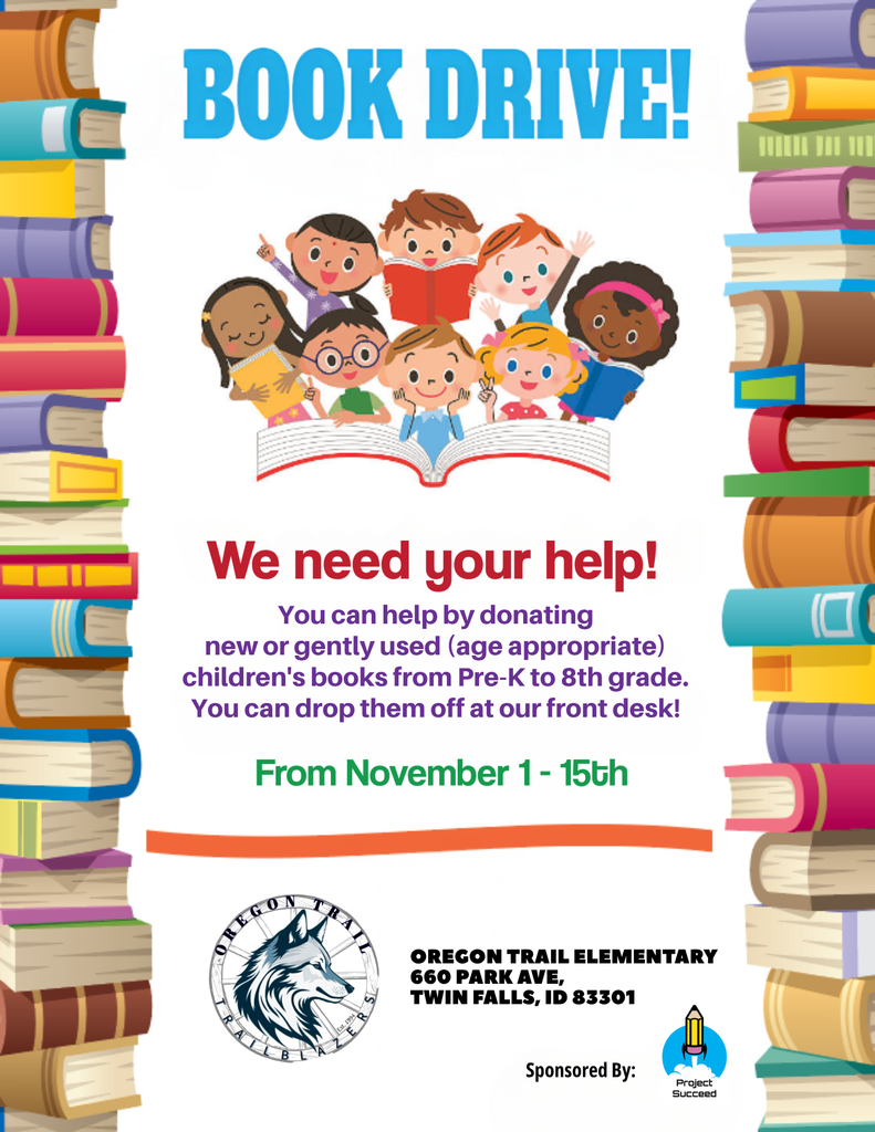 book drive flyer