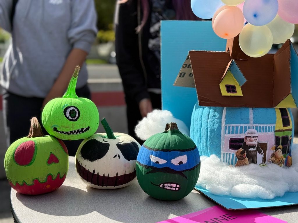 Pumpkins for the pumpkin decorating contest.