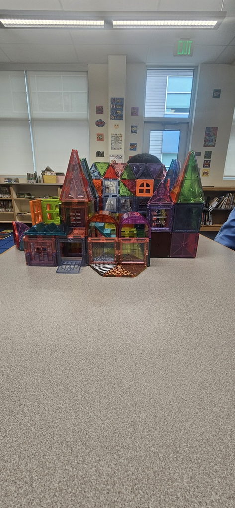 Student creation with stem toys