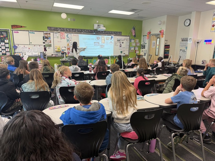 students learning in a classroom