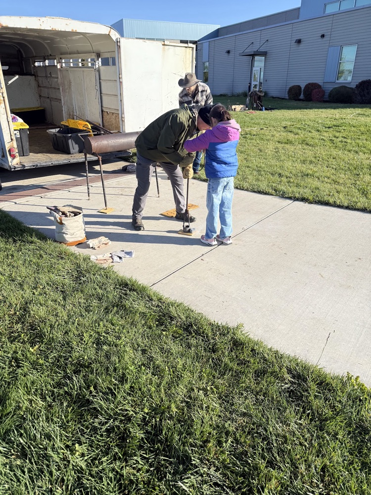 Students working together