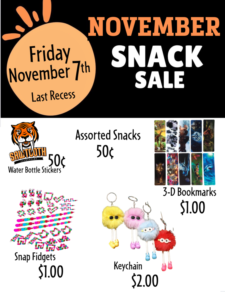 PTO Snack Sale Items