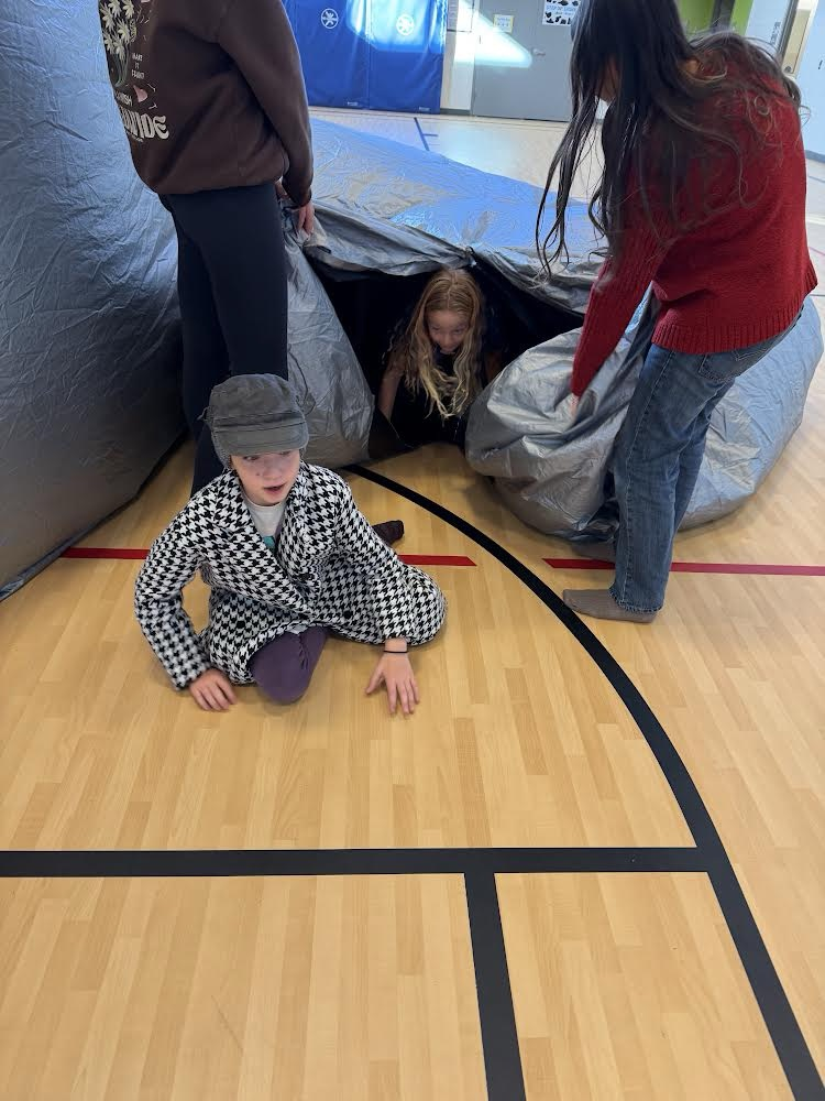 students participating in astronomy lesson