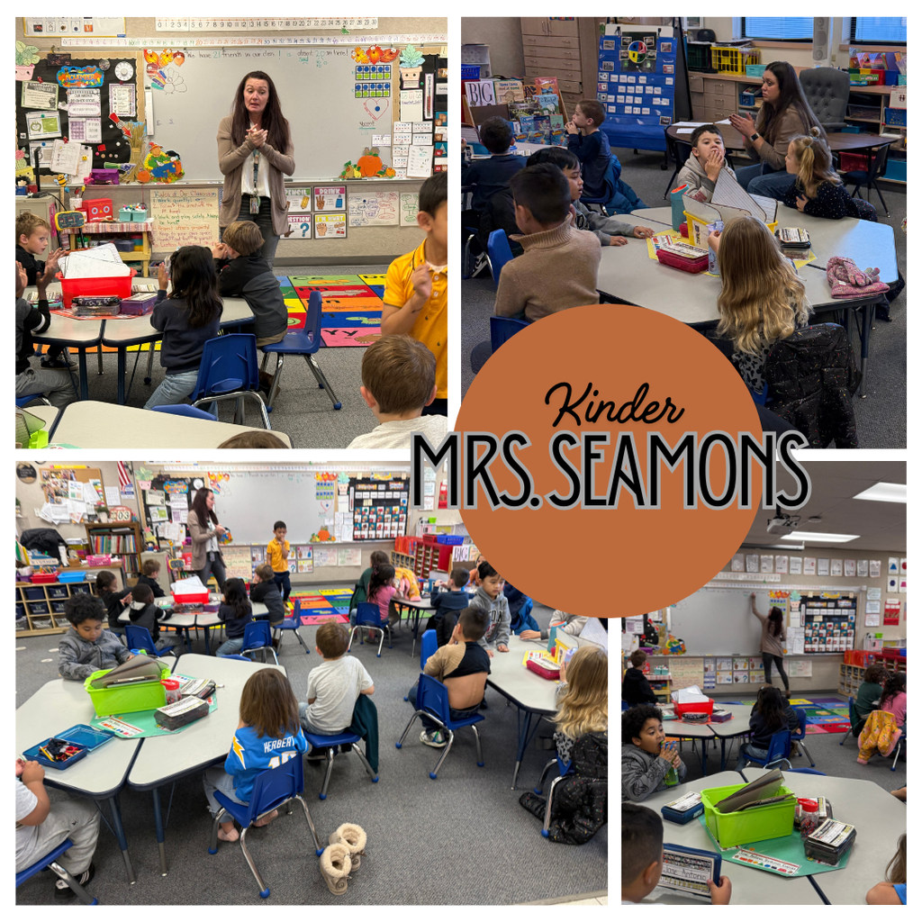 Teacher and Class in the morning