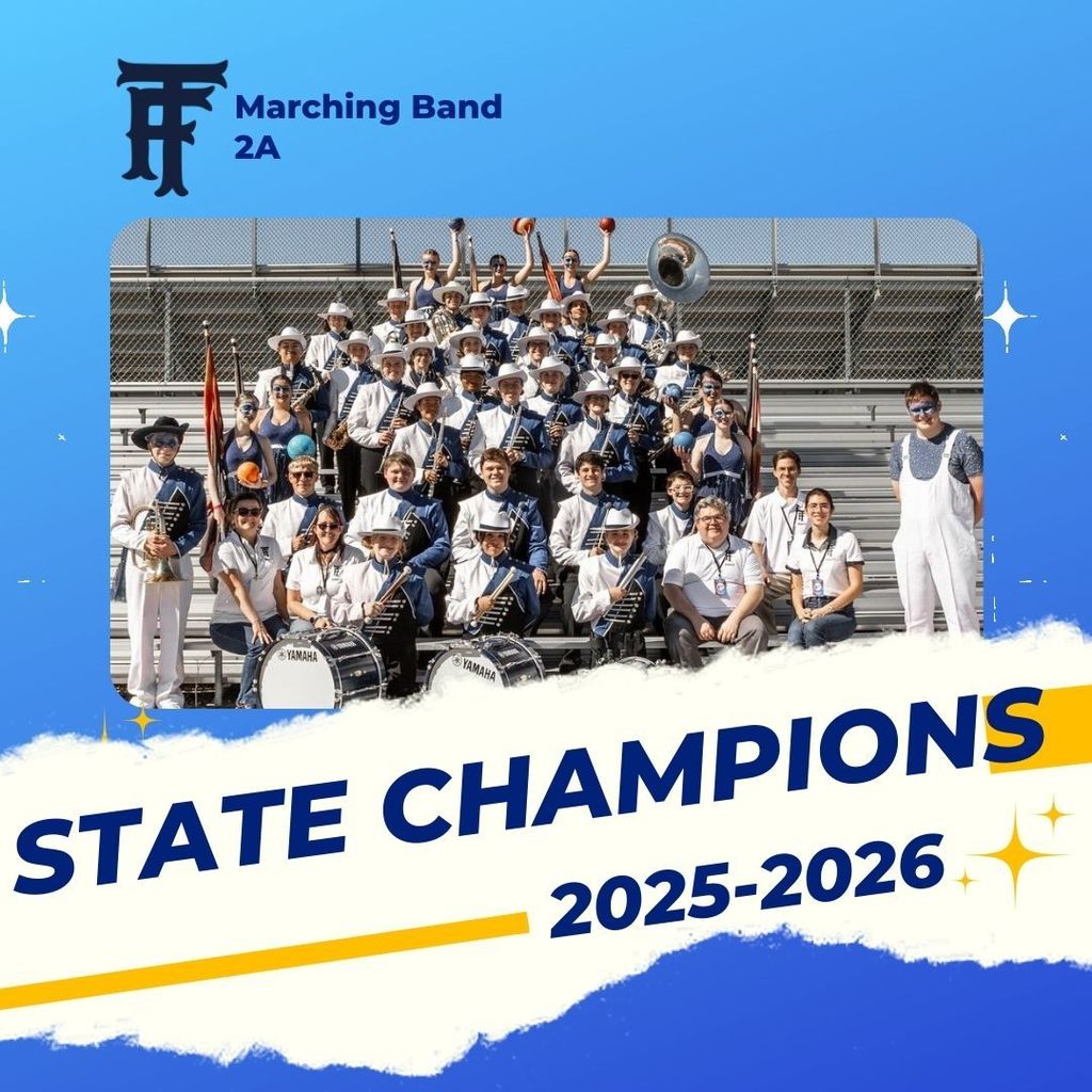 Marching Band 2A State Champions 2025-2026