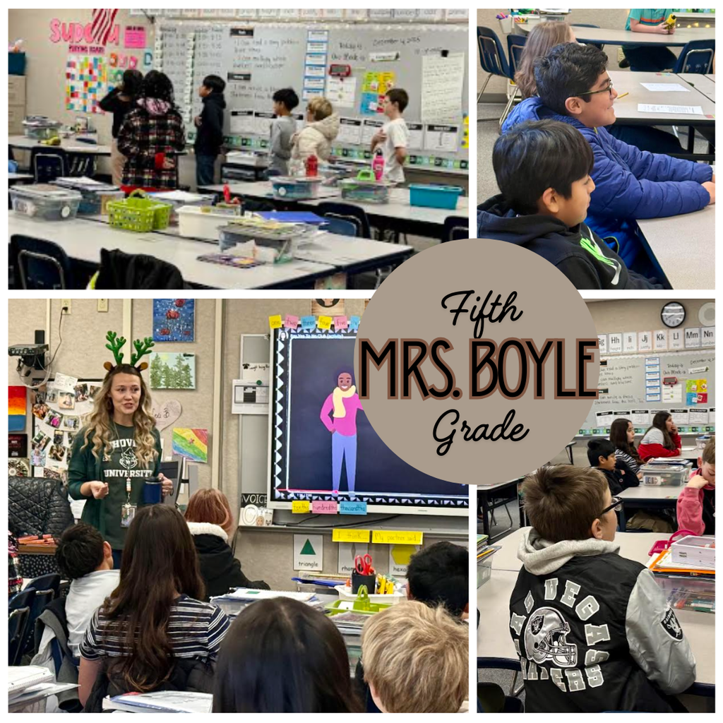 Mrs. Boyle's class during morning meeting