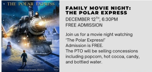 Flyer for Movie Night