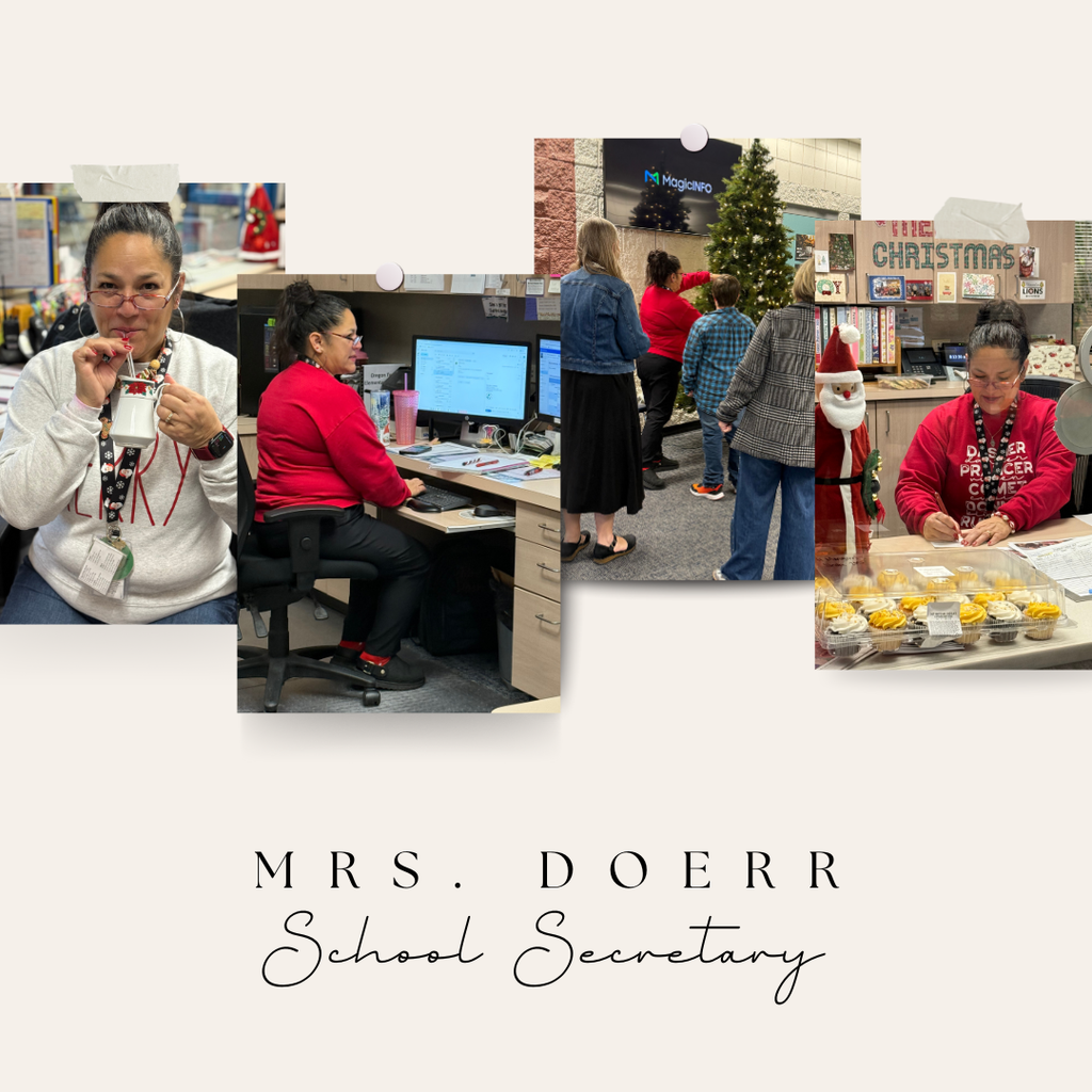 Mrs. Doerr, our secretary