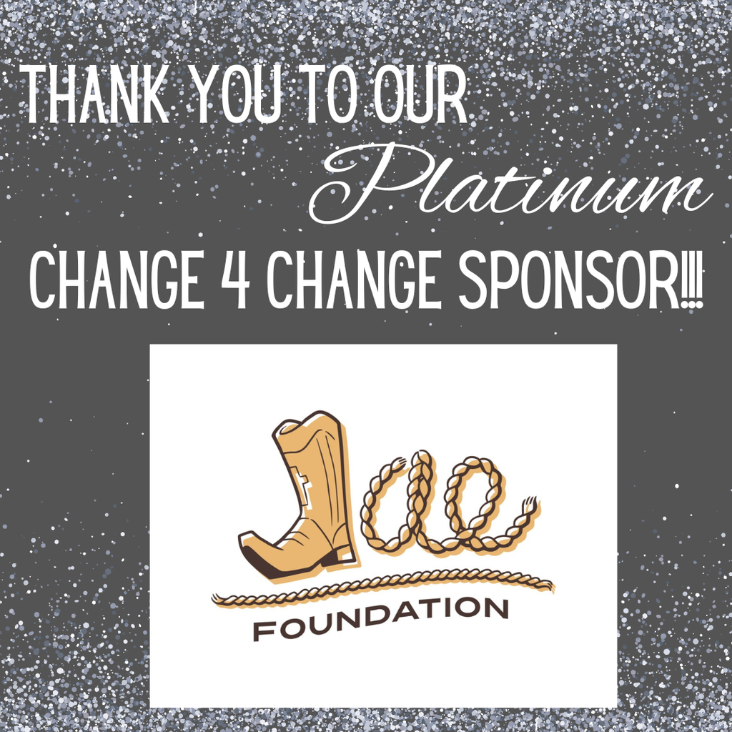 Thank you to our PLATINUM Change-4-Change Sponsor Jae Foundation