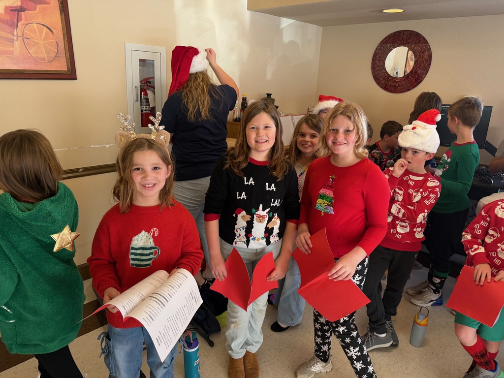 choir students preparing for their performance