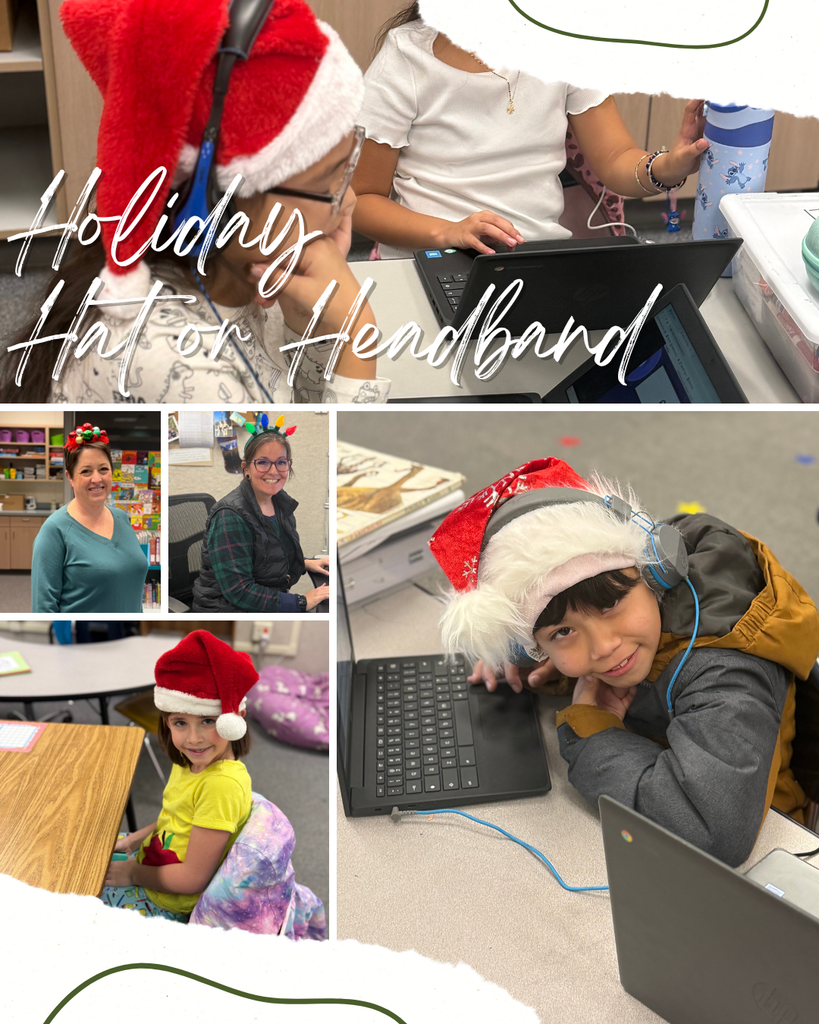 Holiday Headband or Hat Day