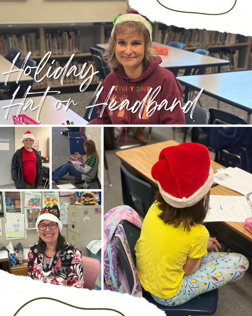 Holiday Headband or Hat Day