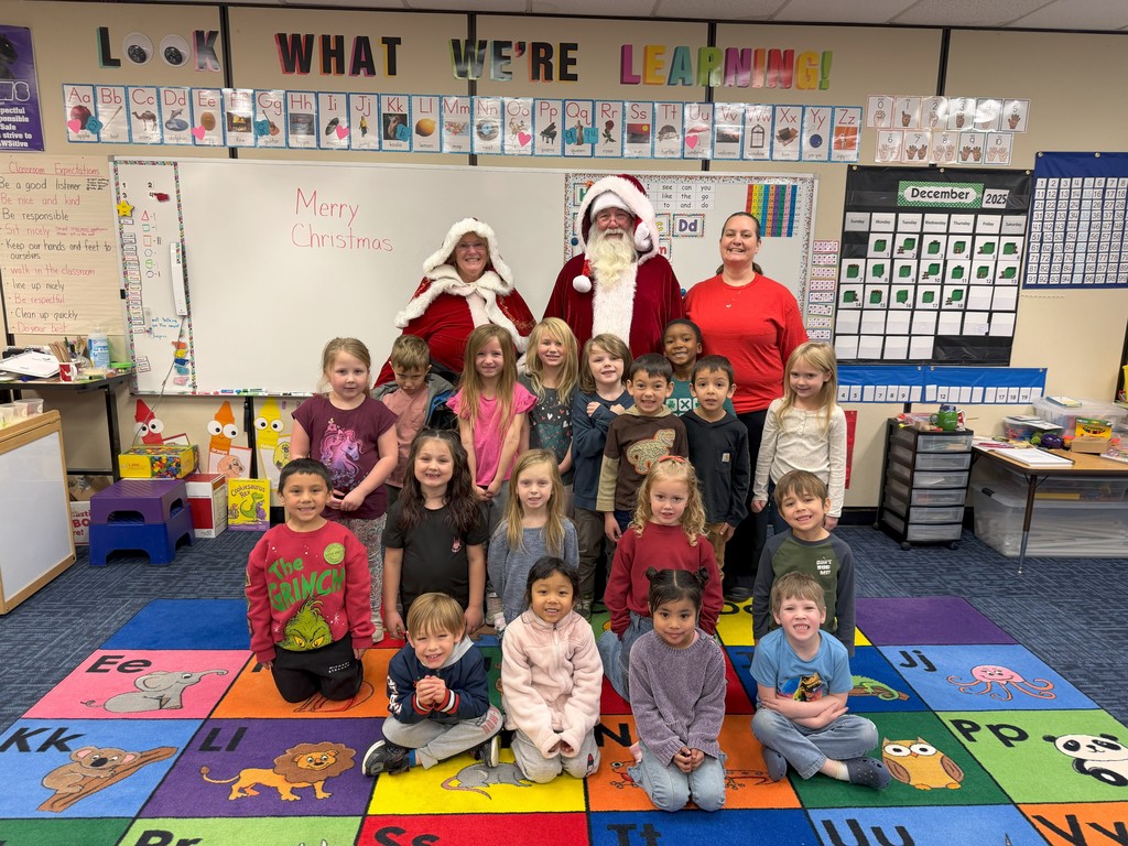 Class with Santa