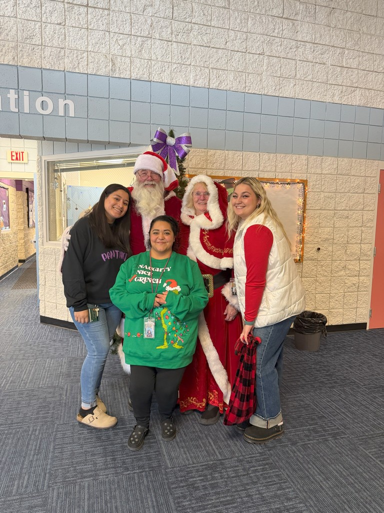 Staff with Santa