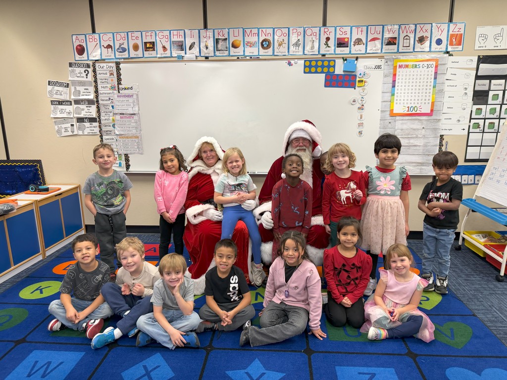 Class with Santa